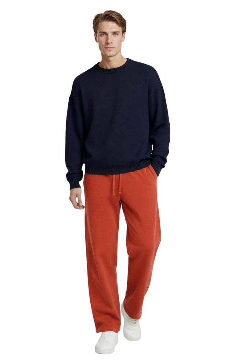 D.RT Oversize Crewneck Sweater, Alternate, color, Navy