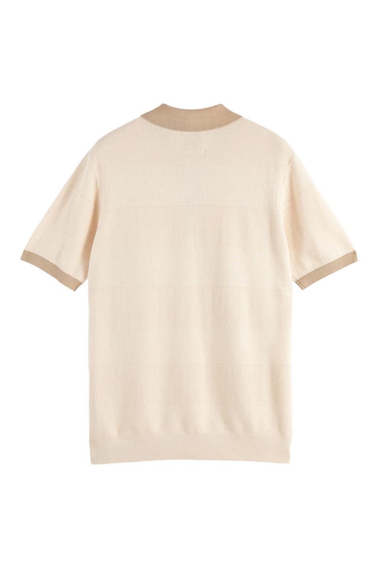 Texture Cotton Polo, Alternate, color, EGGNOG