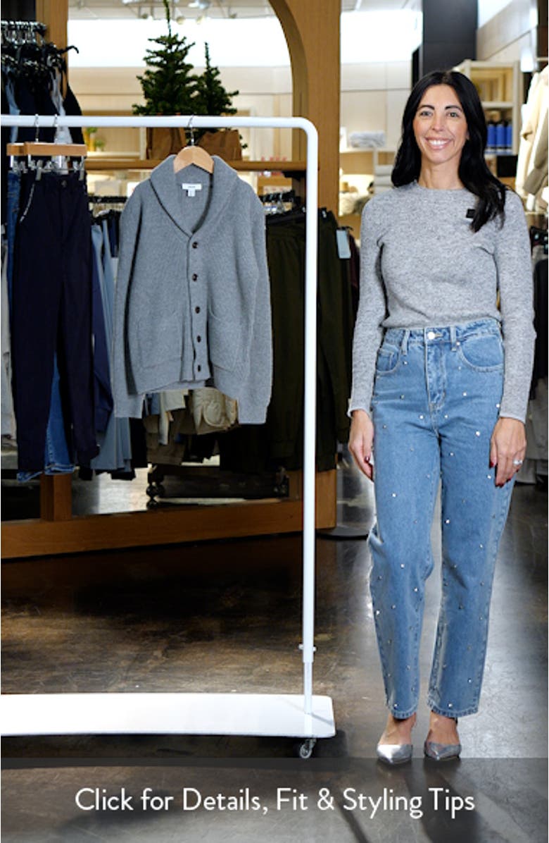 Kids' Nimbus Jr. Shawl Collar Cardigan, sales video thumbnail