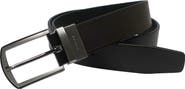 BOCONI Reversible Stitched Leather Belt