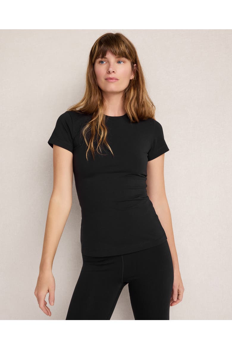 Balance Organic Cotton Tee, Main, color, Black