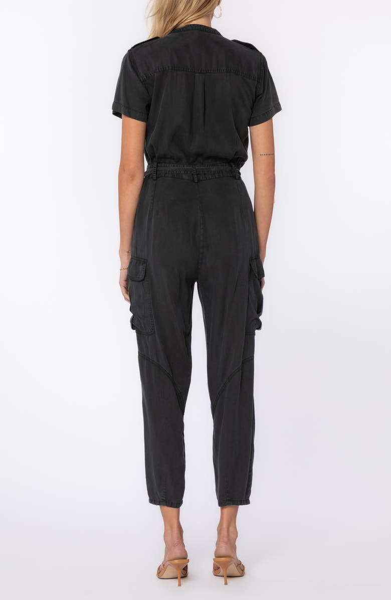 VELVET HEART Greyson Short Sleeve Jumpsuit, Alternate, color, Black
