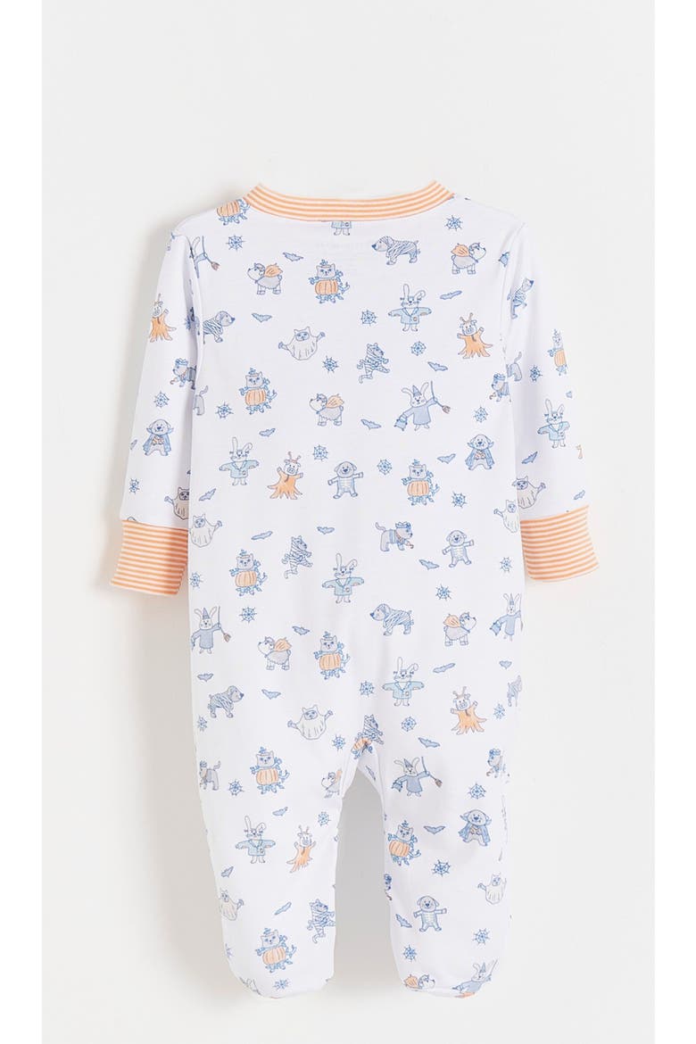 Halloween Zip Footed Pajama for Infant, Alternate, color, FULL-PRINT