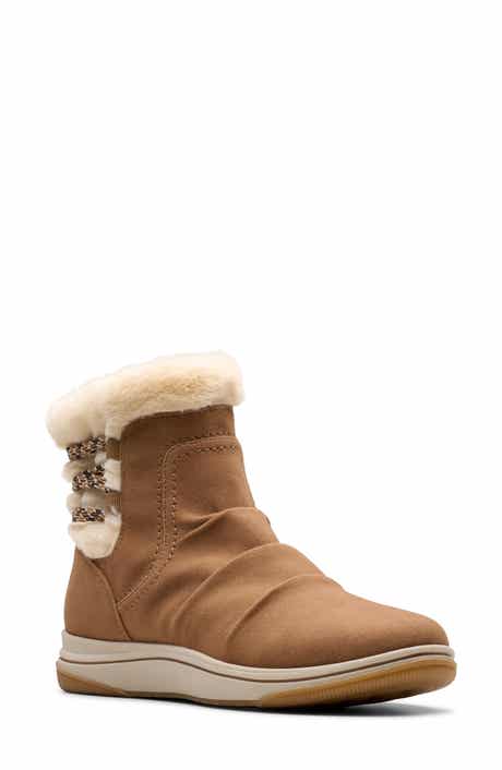 Clarks® Breeze Cozy Faux Fur Lined Boot