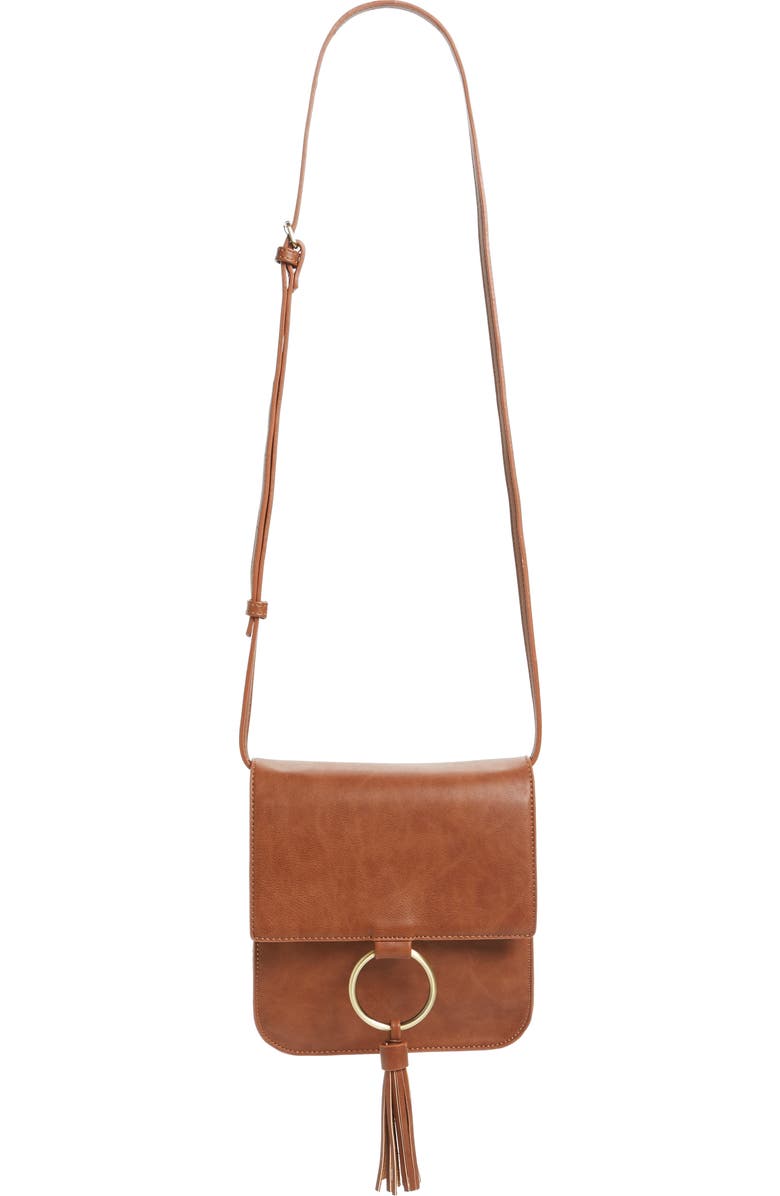 Sole Society Square Crossbody Bag, Main, color,