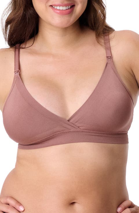 Motherhood Women's Maternity Wireless Seamless Wrap Nursing Bra