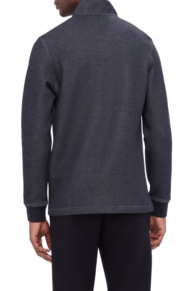 Quarter Zip Pullover, Alternate, color, BLACK