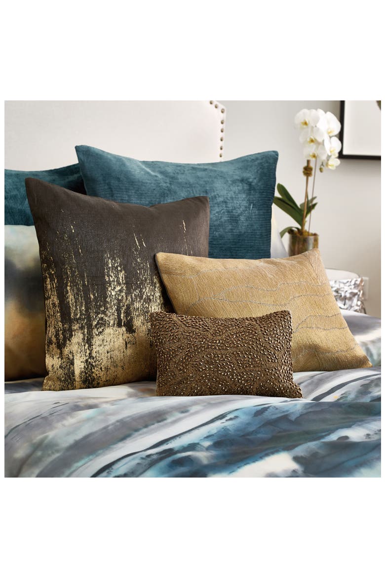 After The Storm Accent Pillow, Alternate, color, GOLD