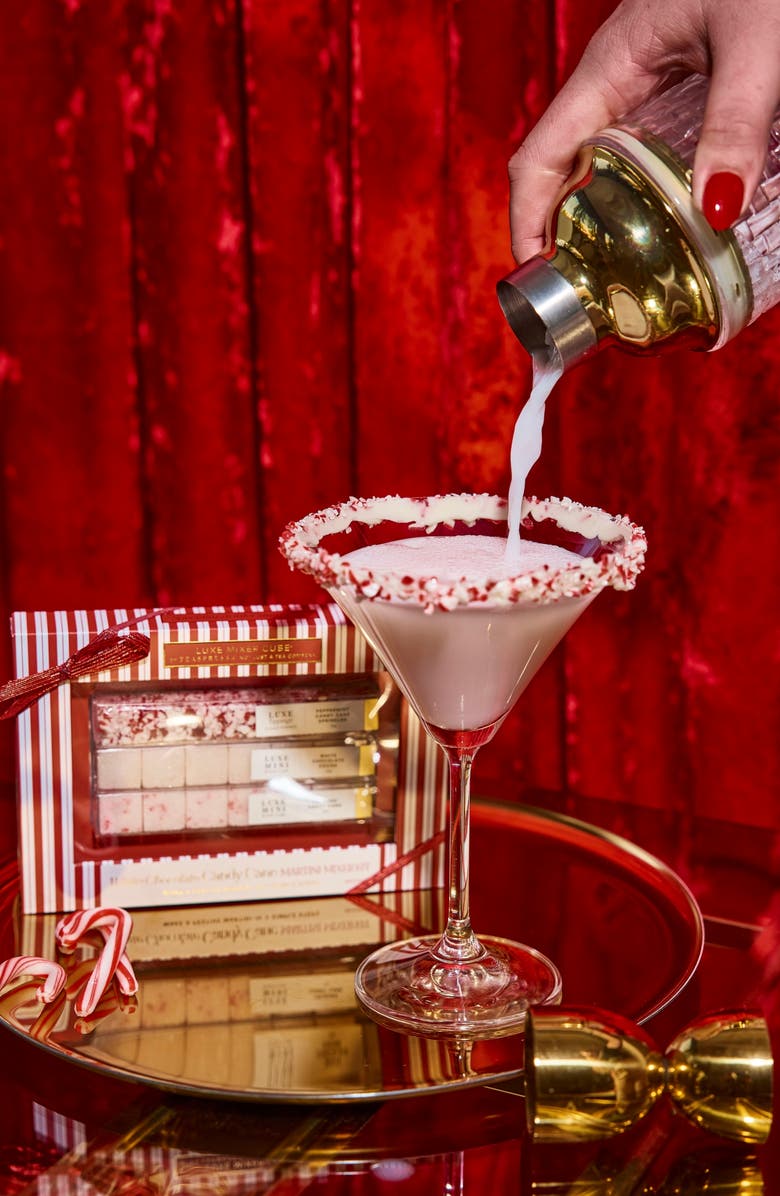 Teaspressa White Chocolate Candy Cane Martini Kit, Alternate, color, Multi