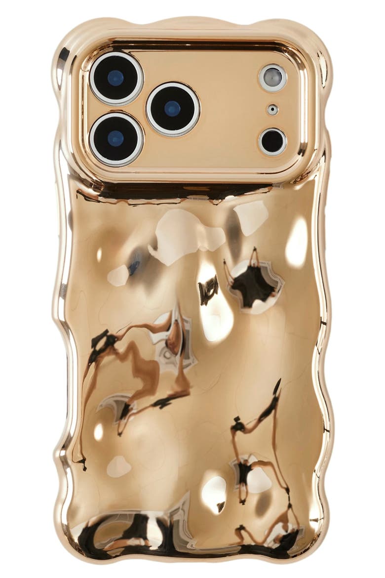 Bubbles iPhone 17 Pro Max Case, Main, color, GOLD