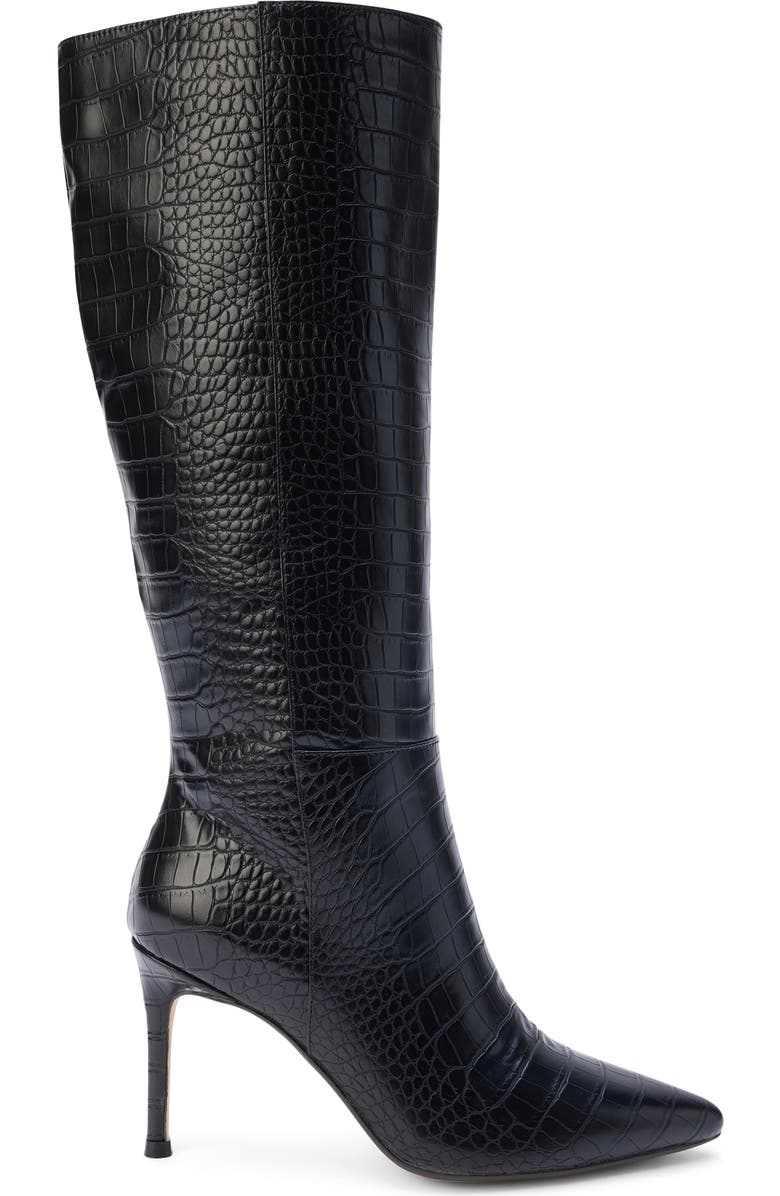Coconuts by Matisse Alina Reptile Embossed Knee High Stiletto Boot, Alternate, color,
