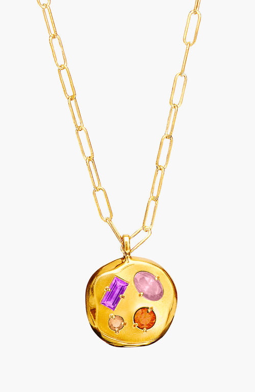 Birthdate Co. The February Birthdate Gold Pendant In February 6th - Gold