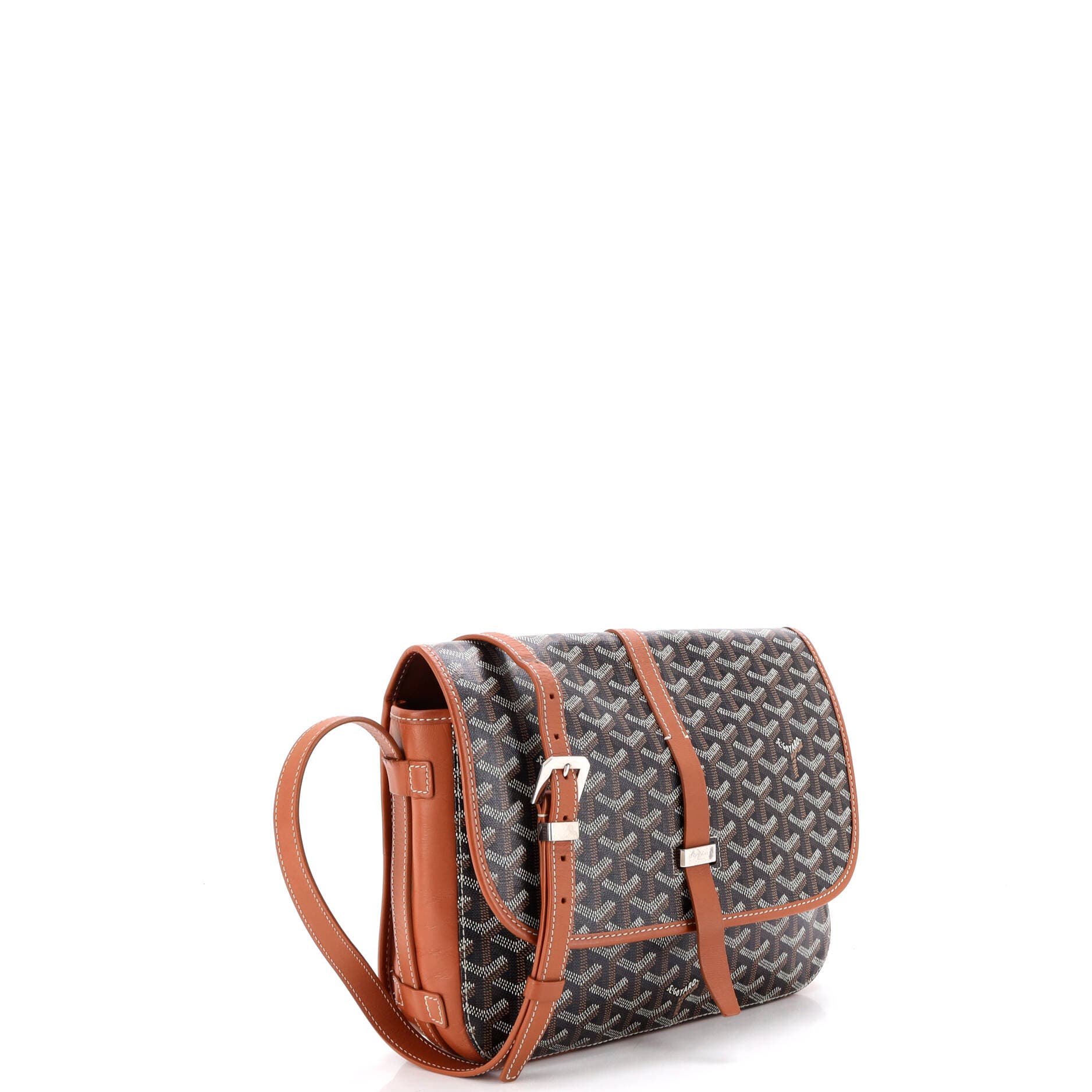 Belvedere II Messenger Bag Coated Canvas MM, Alternate, color, Brown
