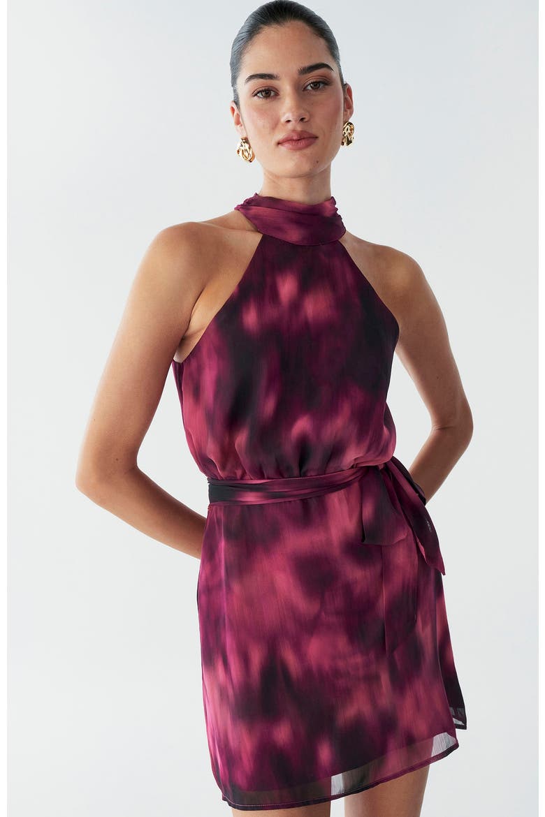 Leisha Dress, Alternate, color, Fuchsia Blur