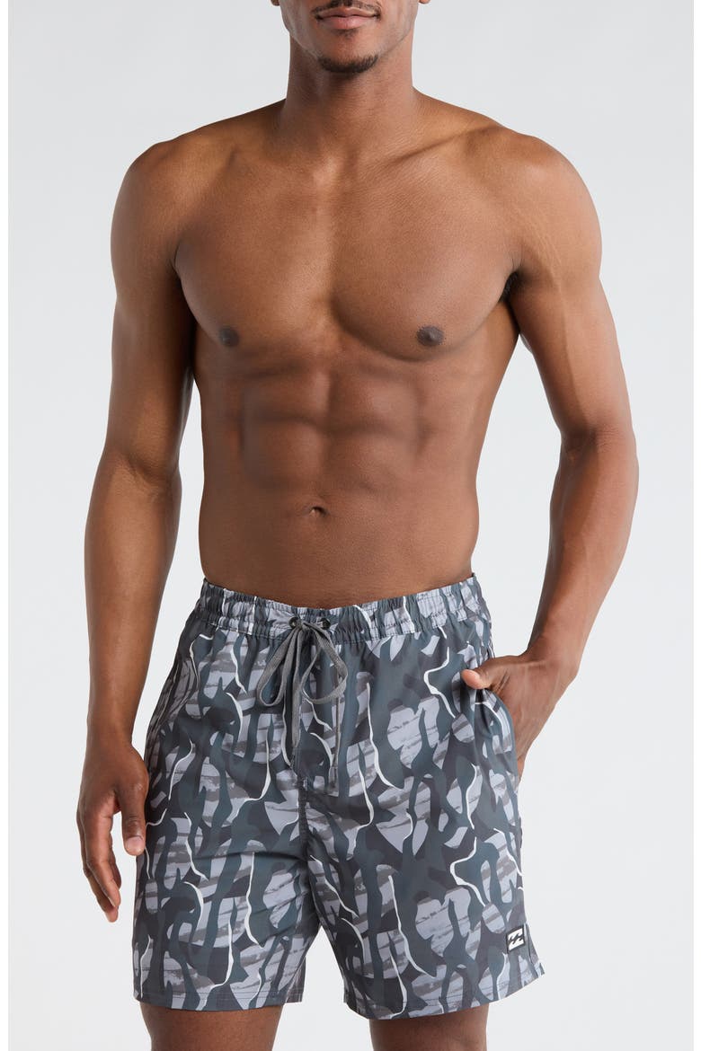 Zion Volley Swim Trunks, Main, color, ALLOY