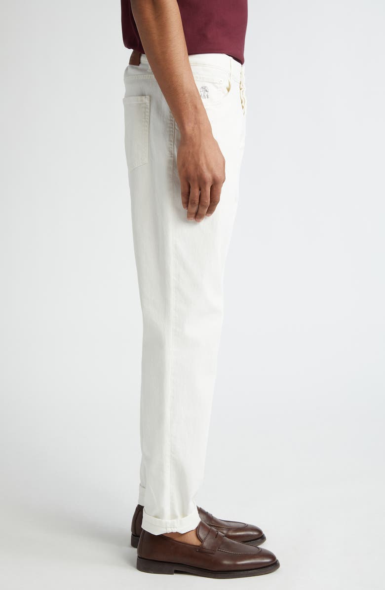 Brunello Cucinelli Straight Leg Jeans, Alternate, color, 