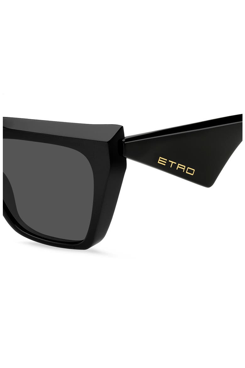 55mm Cat Eye Sunglasses, Alternate, color, BLACK/ GREY