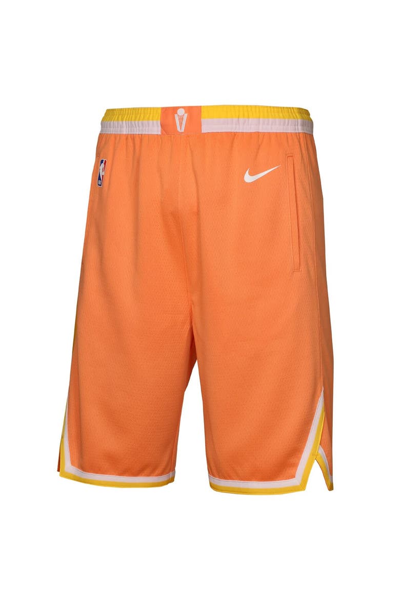 Youth Nike Orange Cleveland Cavaliers 2025/26 City Edition Swingman Performance Shorts, Alternate, color, Orange
