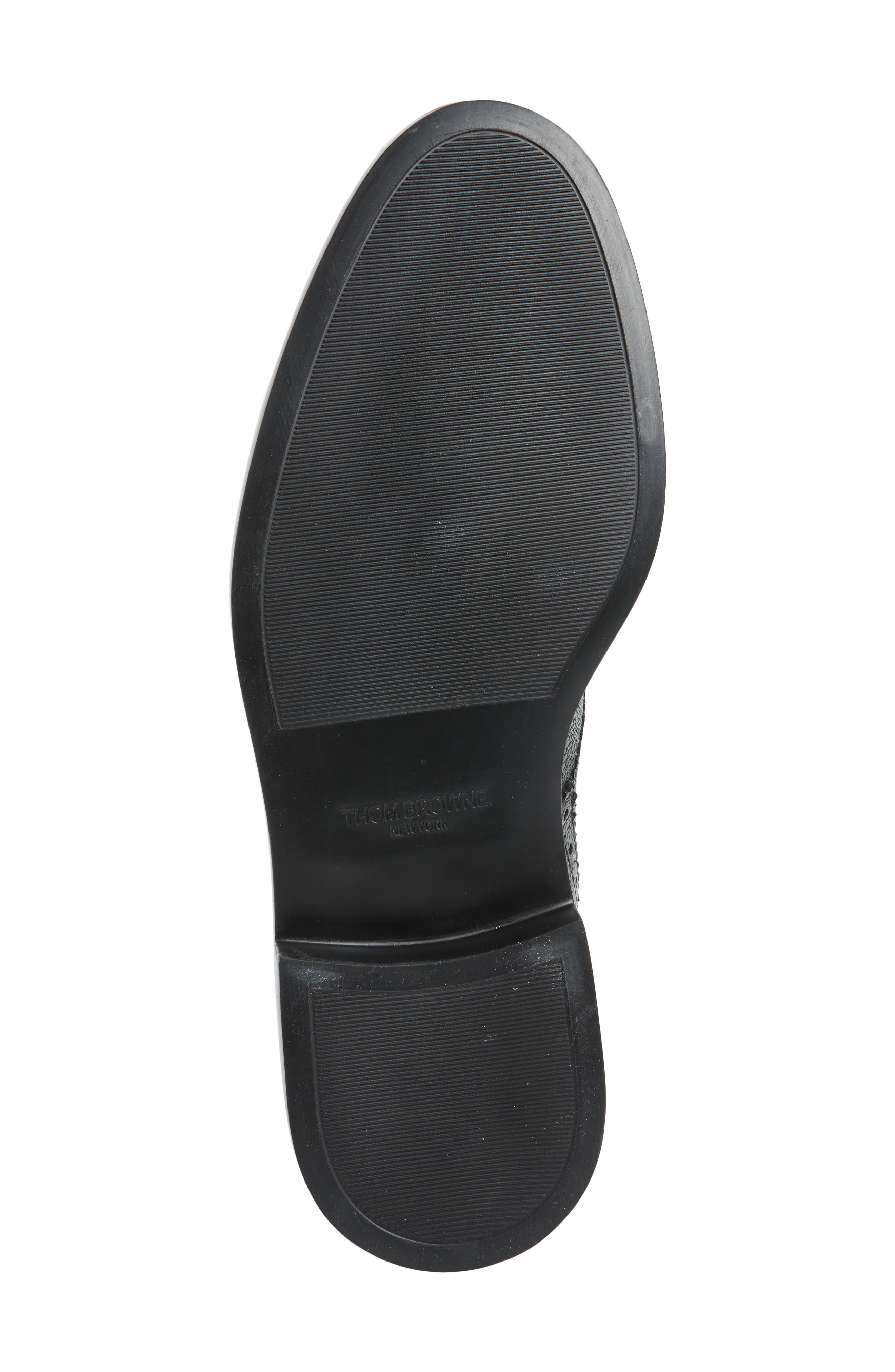 Thom Browne Classic Wingtip Lace-Up Boot, Alternate, color, Black