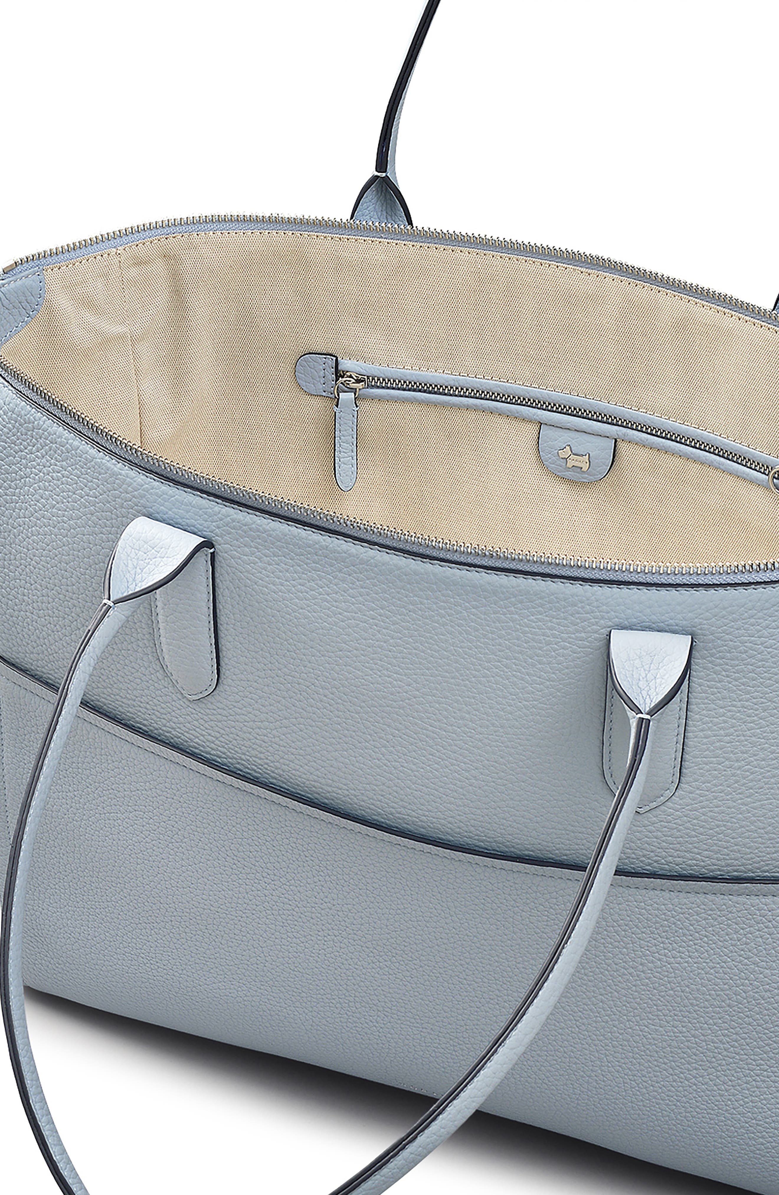 Radley Oak Street Medium Ziptop Tote Bag, Alternate, color, Smoke Blue