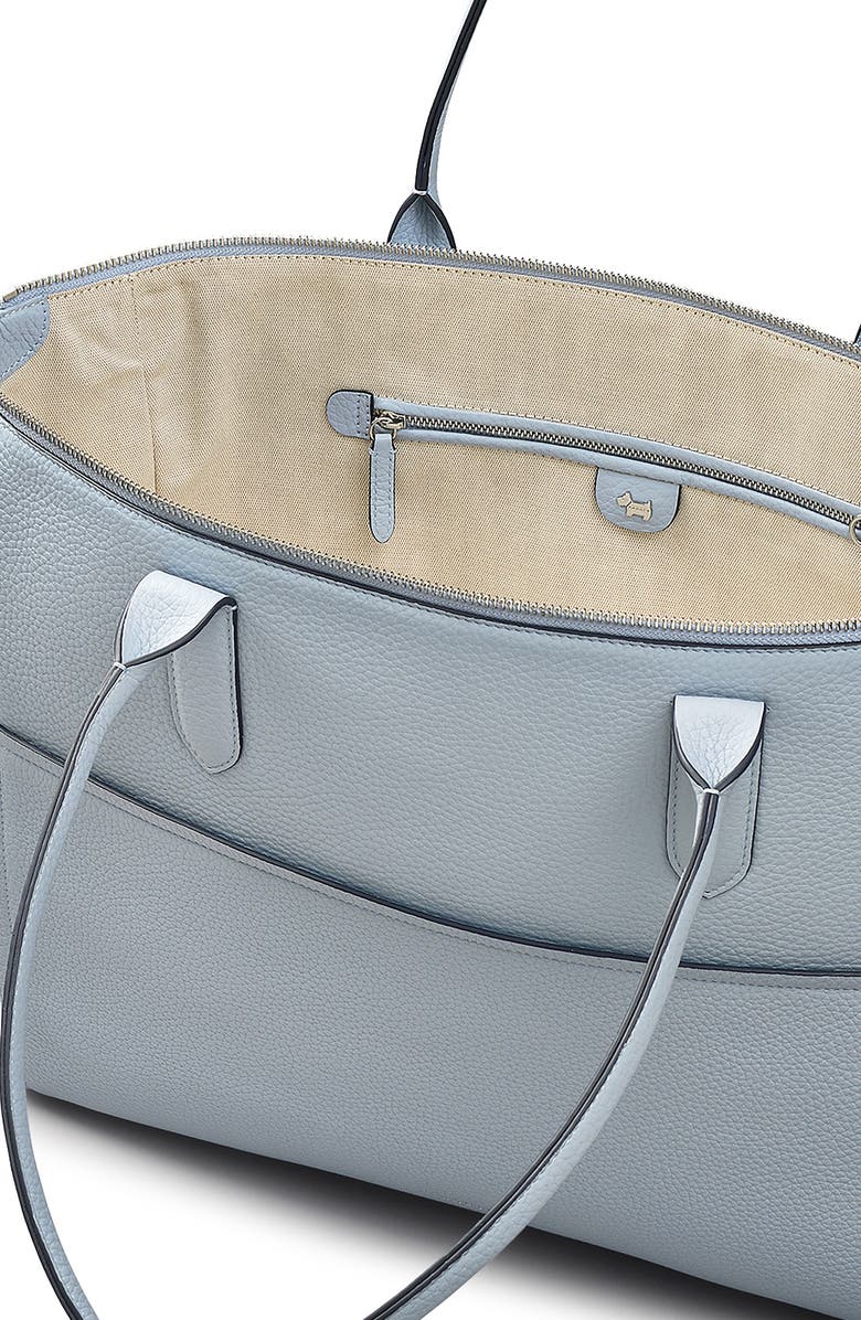 Radley Oak Street Medium Ziptop Tote Bag, Alternate, color, Smoke Blue