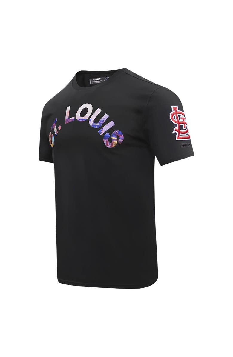 PRO STANDARD Men's Pro Standard Black St. Louis Cardinals Cityscape T-Shirt, Alternate, color, Black