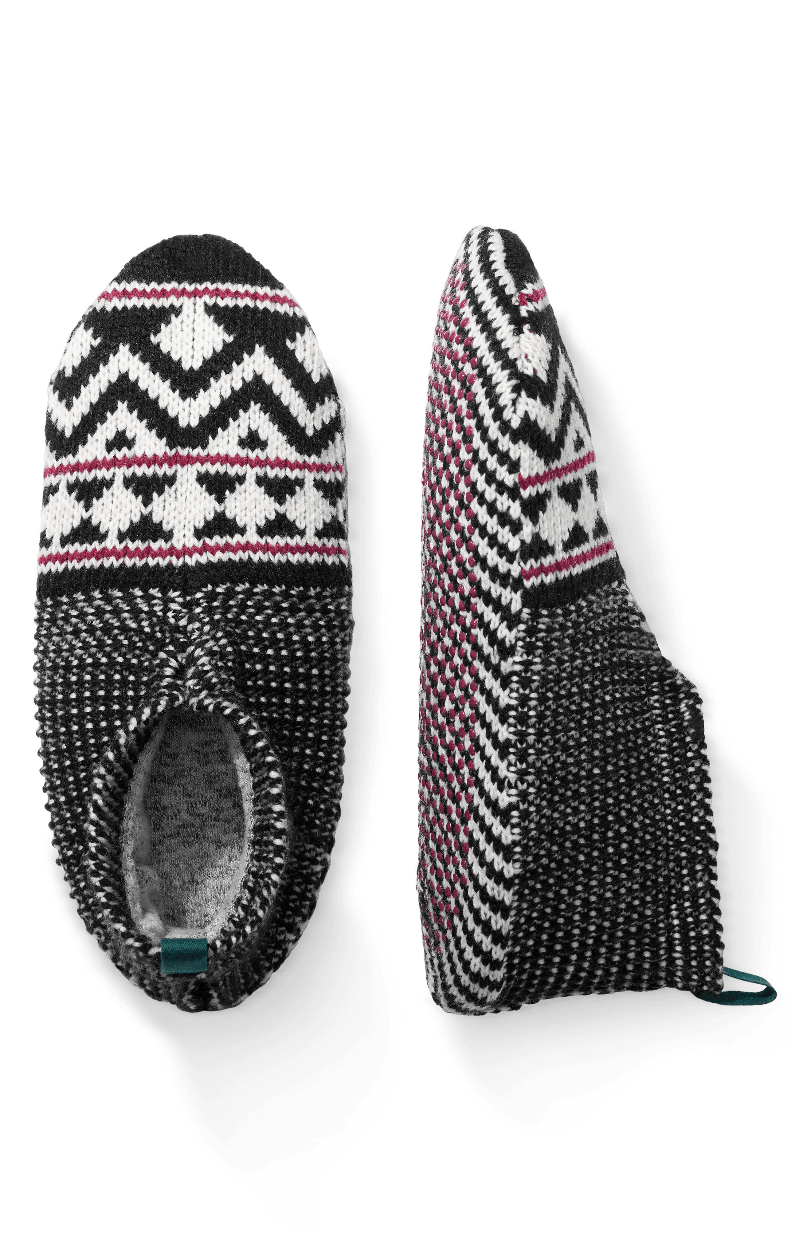Bombas Fair Isle Stripe Gripper Slipper, Main, color, 