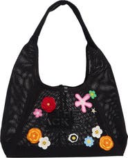 Marc Jacobs The Sack Floral Appliqu Mesh Tote