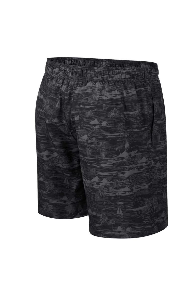 Men's Colosseum Black Vanderbilt Commodores Ozark Swim Shorts, Alternate, color, Black