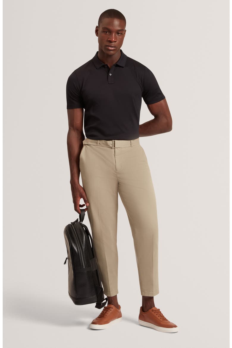 Connall Cotton Polo, Alternate, color, BLACK