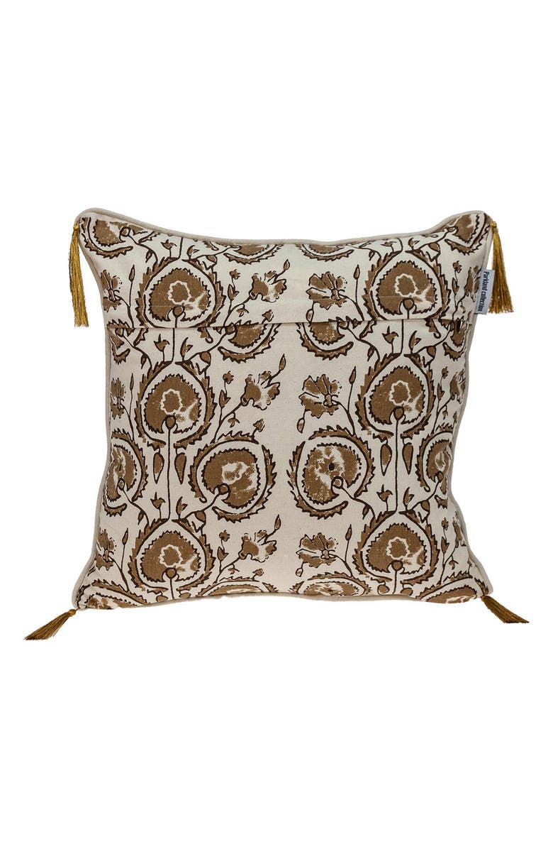 PARKLAND COLLECTION Marjoram Tapestry Throw Pillow, Alternate, color, Beige