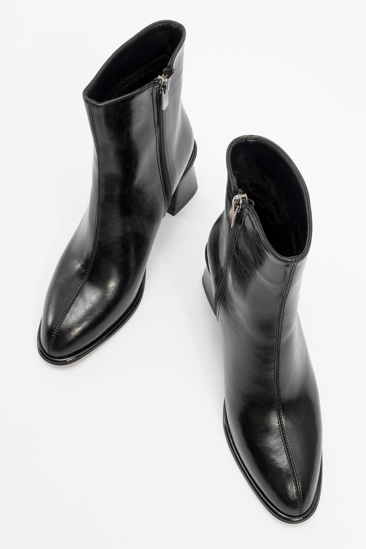 Prologue Shoes Maura Block Heel Boot, Alternate, color, Black Faux Leather