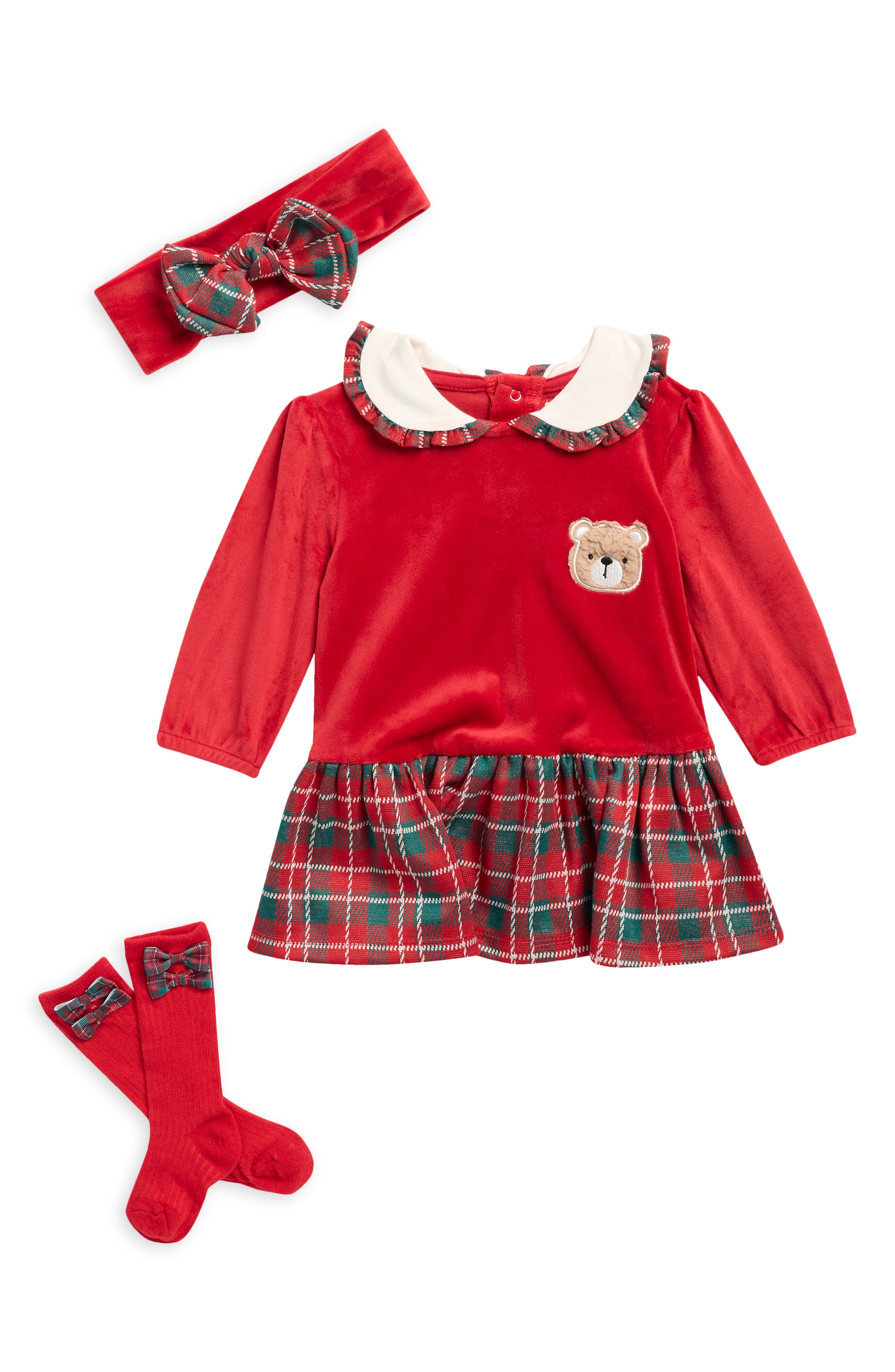 Kids' 4-Piece Dress Set