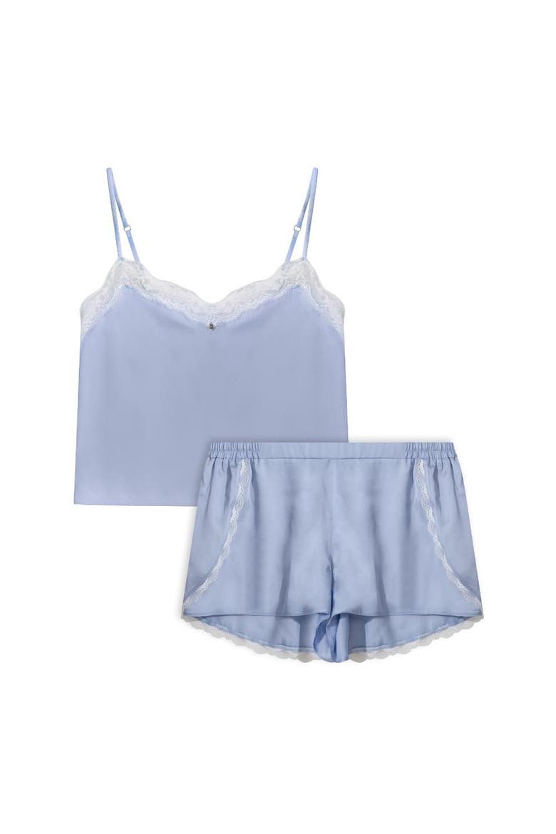 Golden Camisole Set, Alternate, color, Ice Blue