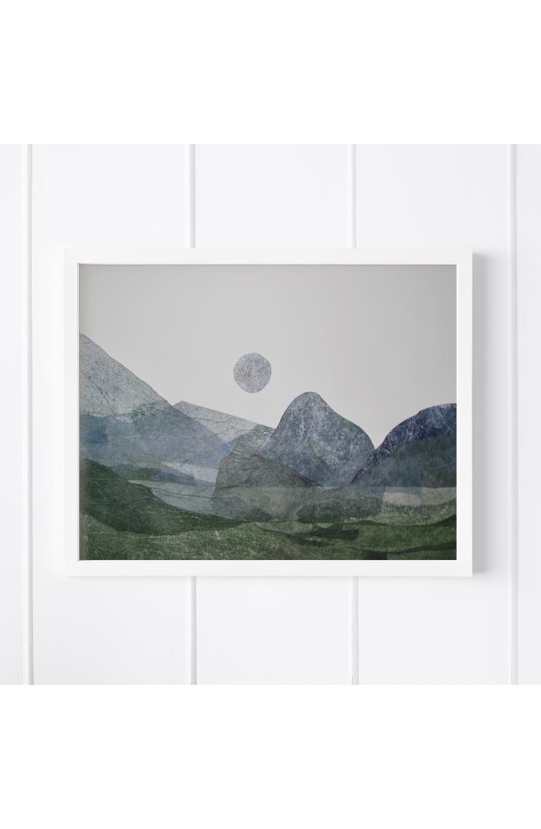 Artxtiles Cold Spring Framed Small Print, Alternate, color, Green