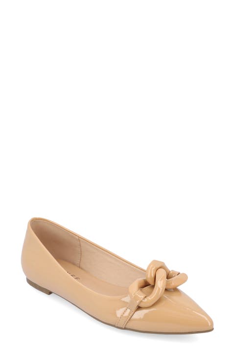 Clareene Pointed Toe Flat (Women)