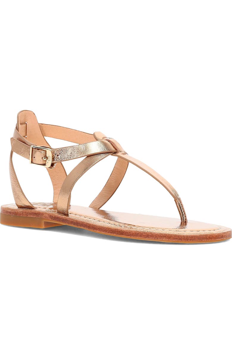 Frye Taylor Snake Print Ankle Strap Sandal, Main, color, Dark Gold