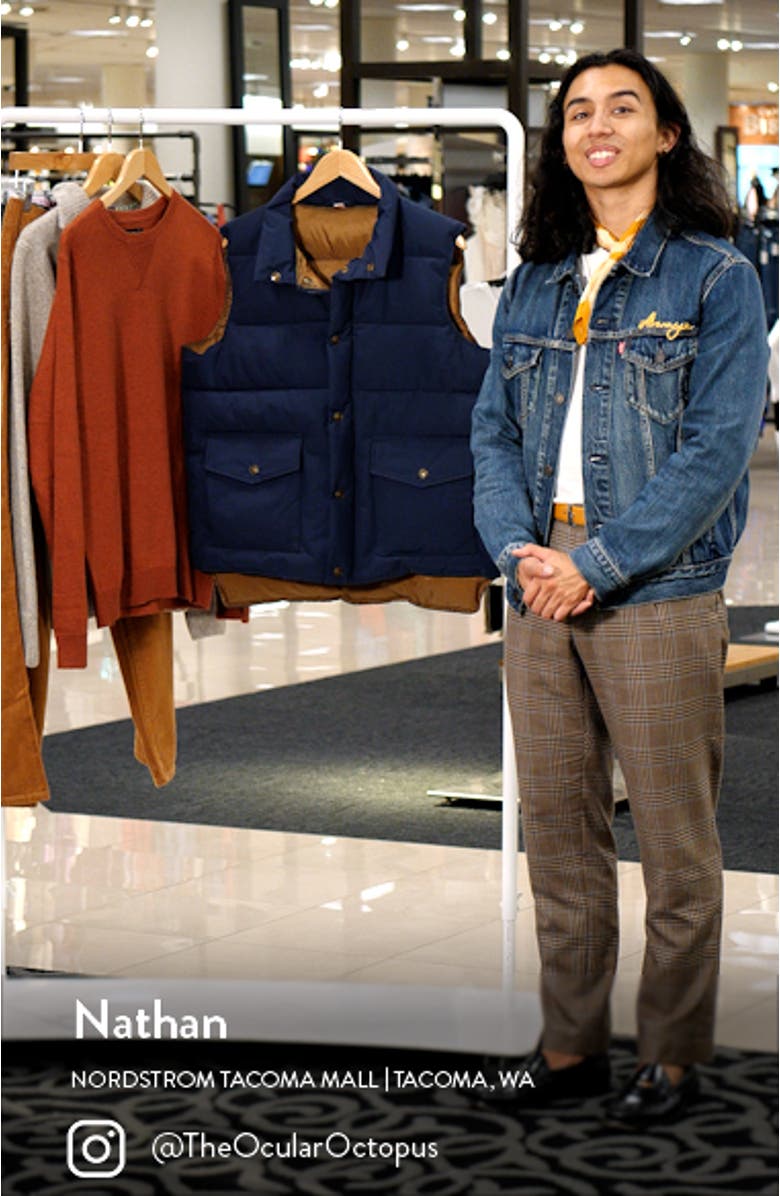 Men's Nylon & Cotton Puffer Vest, sales video thumbnail