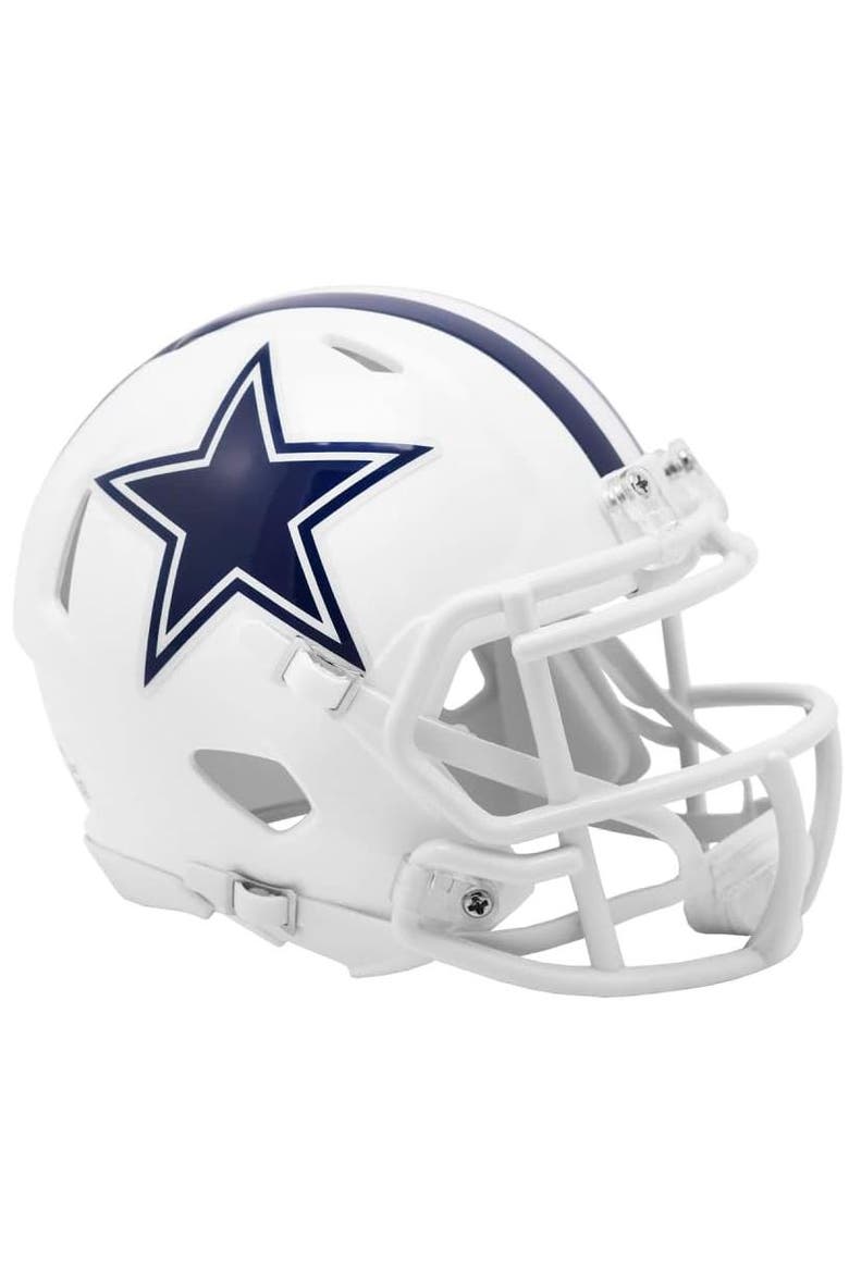 Dallas Cowboys (2022) Alternate Speed Mini Helmet, Main, color, White