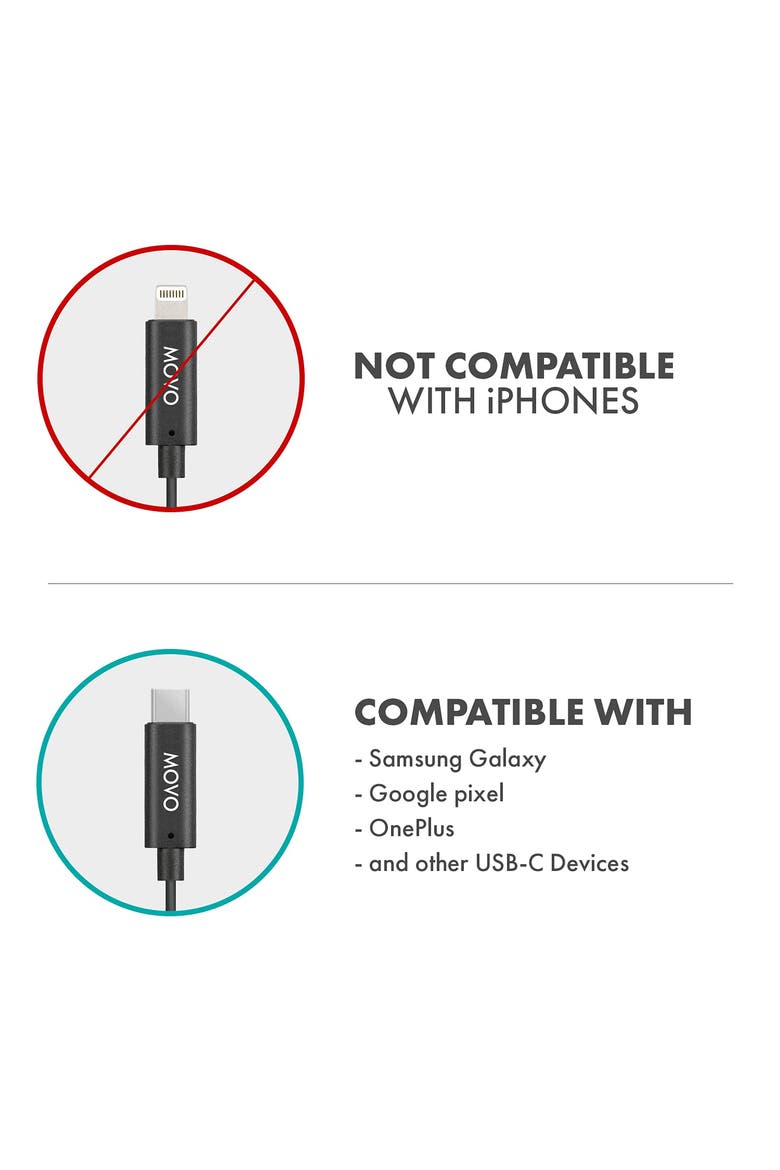 EDGE-UC-DUO Dual Wireless Lavalier Microphone System - Compatible with Android, Samsung, iPad Pro, Alternate, color, Black