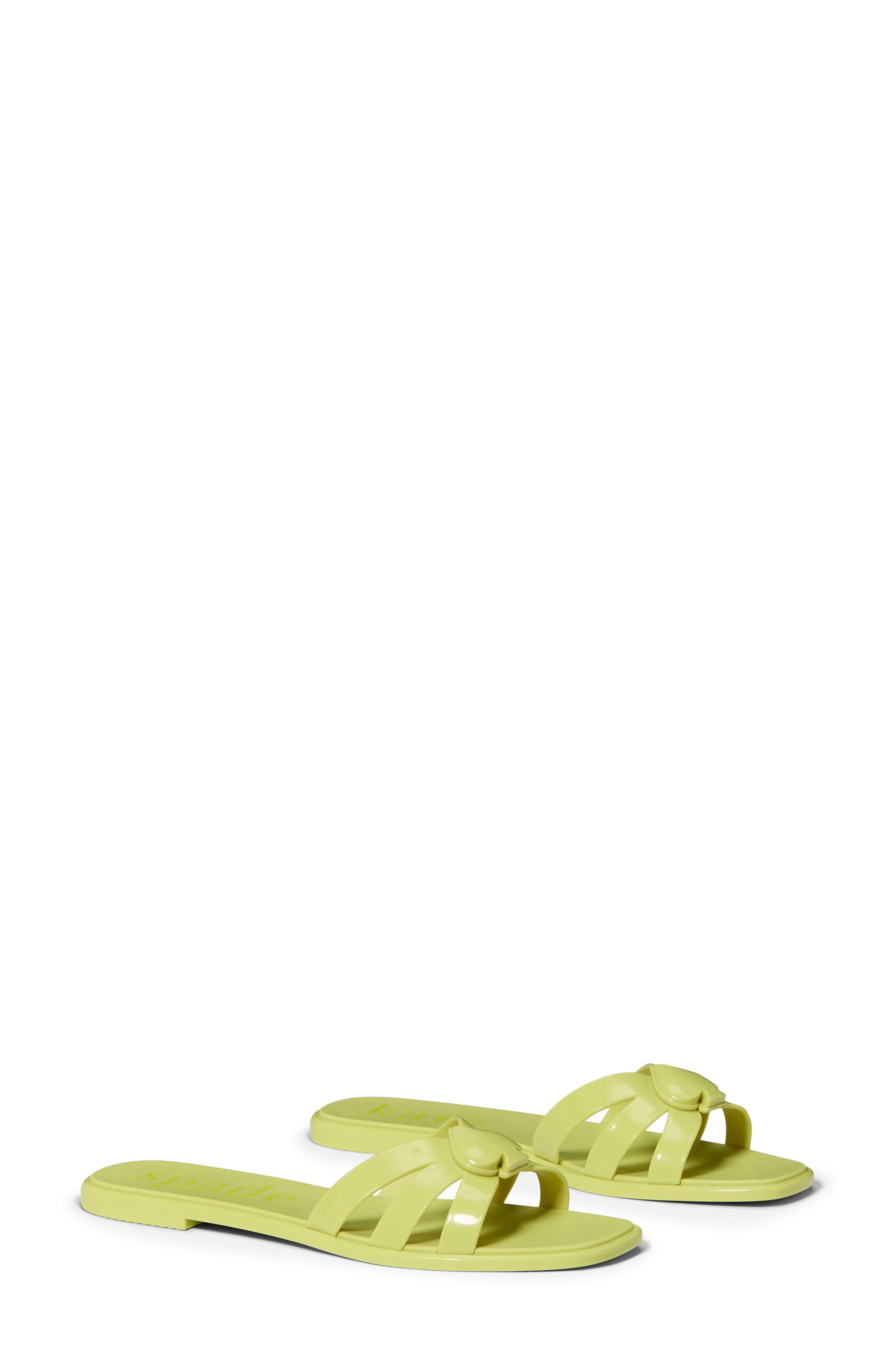 sculpted spade jelly slide sandal, Alternate, color, BOSC PEAR