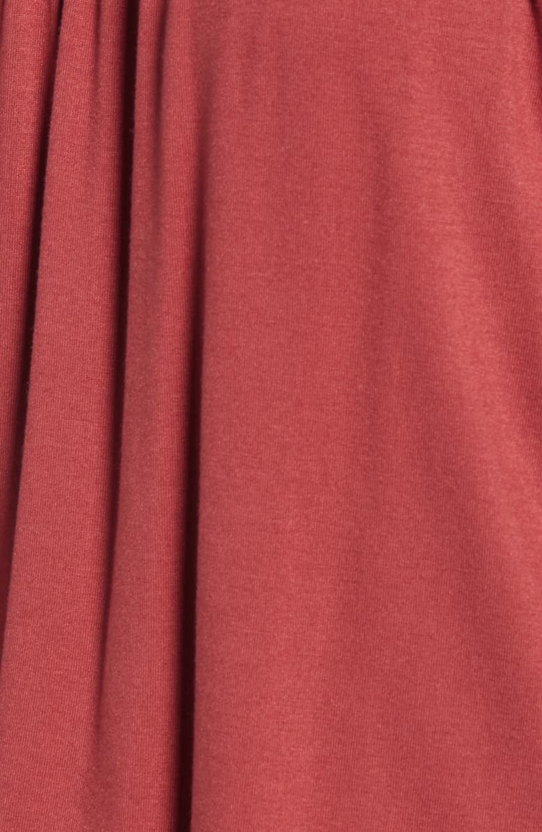 Loveappella Off the Shoulder Top, Alternate, color, Terracota