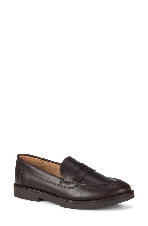 Calli Croc Embossed Faux Leather Loafer