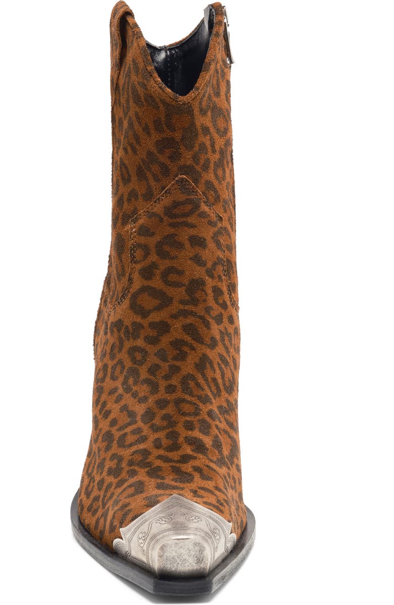 Free People Brayden Western Boot, Alternate, color, Leopard Suede