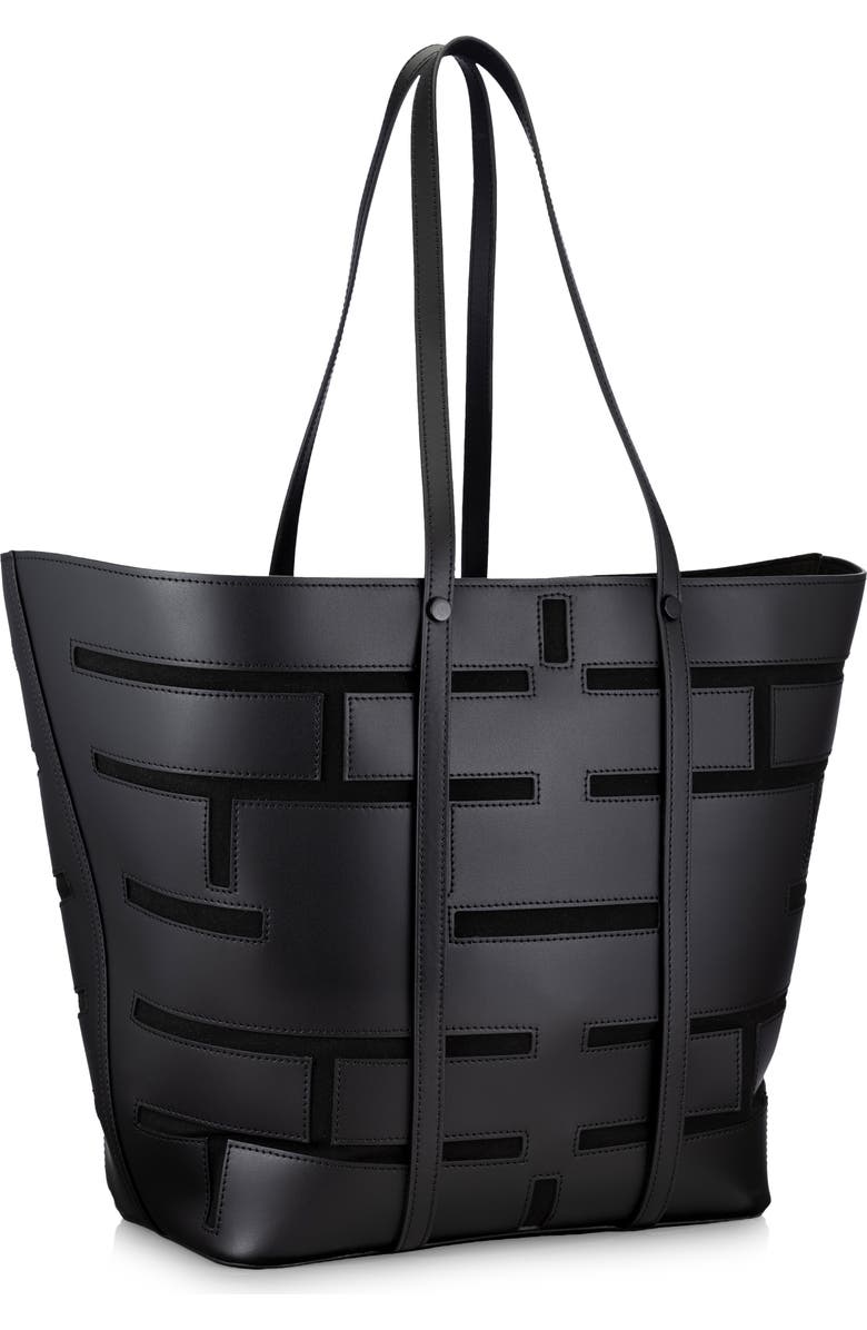 FRAME Plaque Leather Tote, Alternate, color,