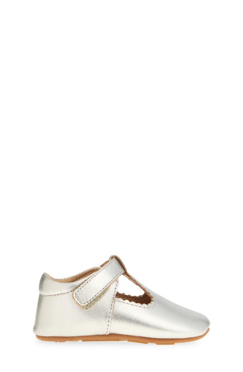 Old Soles Rose T-strap Shoe In Silver
