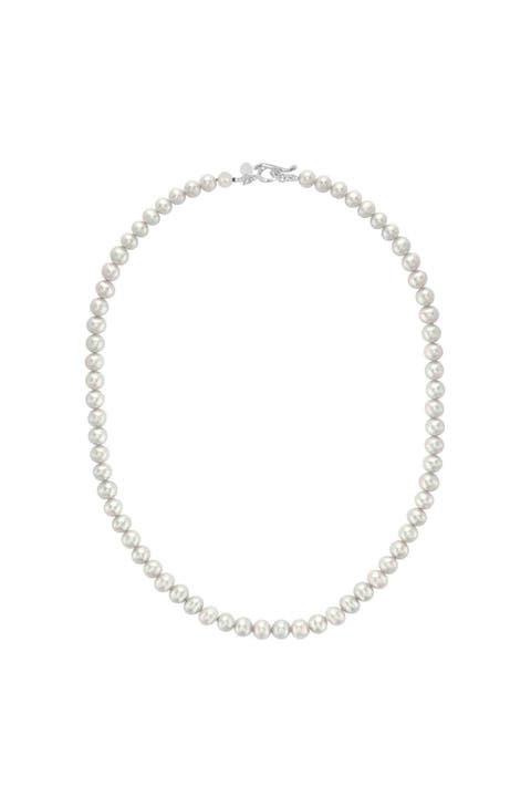 Men's White Freshwater Pearl Necklace