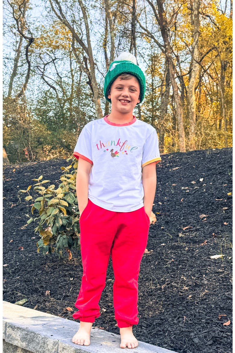 Thankful Thanksgiving T-Shirt, Alternate, color, Orange