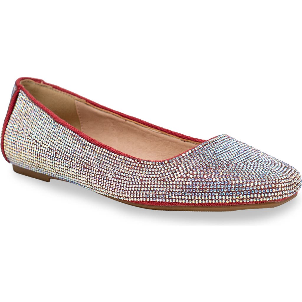 Chase & Chloe Chase And Chloe Rhinestone Flat