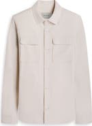 Bugatchi Aerolinen Linen Blend Shirt Jacket